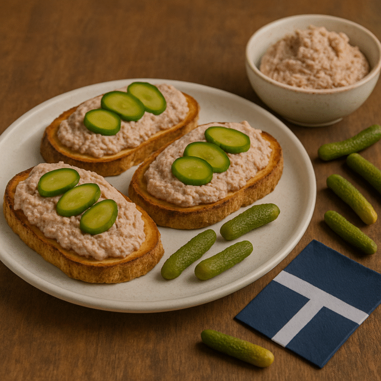 Tartines toastées de pâté de L’Uzelaise fouetté au gros grain