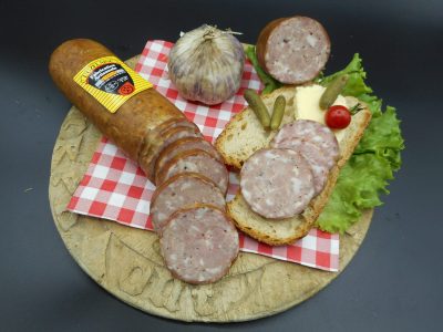 saucisson à l'ail Uzelaise
